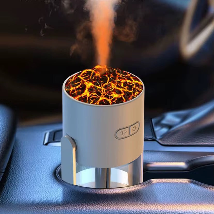 Humidificateur Volcanique à Effet Flamme